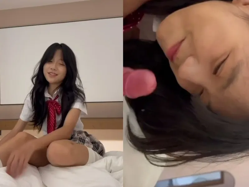 Em loli dễ thương liếm dương vật biến em thành con em đào dam dang p1
